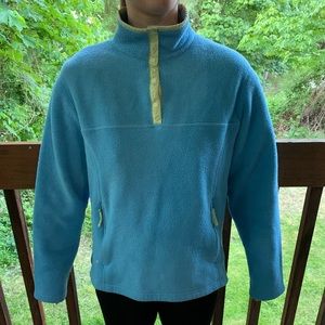 L.L. Bean quarter button-up fleece